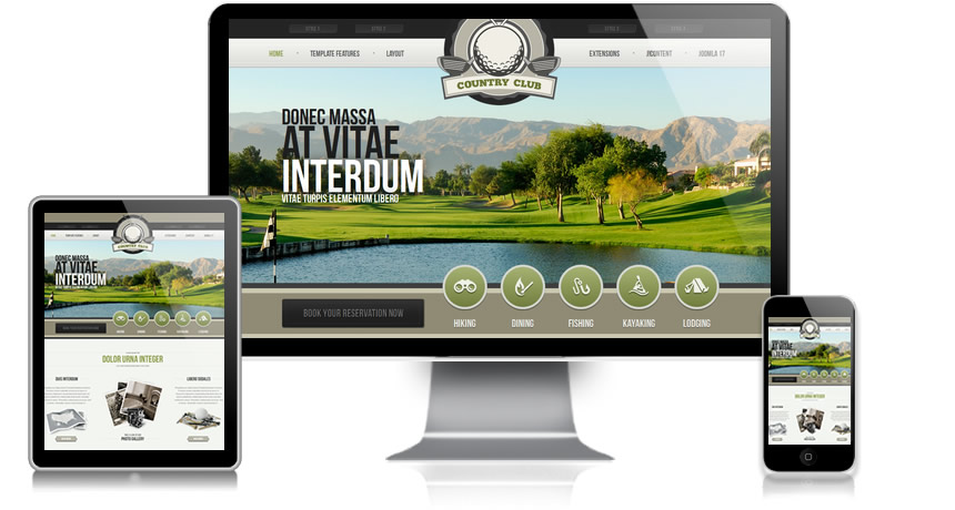 Golf Club Webdesign