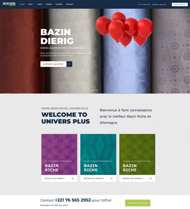 Bazin Dierig - Best Bazin Riche Univers Plus in Africa!